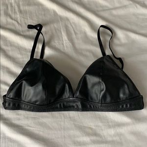 Pleather Forever21 bralette